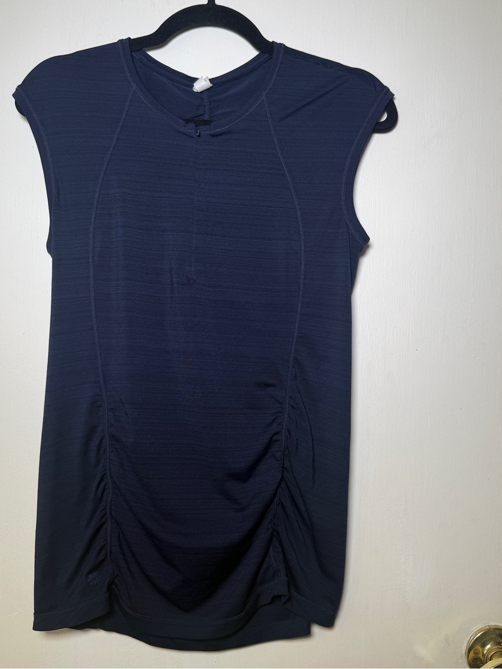 Athleta Navy Sleeveless Running Shirt Women's Small